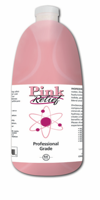 Pink Relief 64 oz. Mist Refill bottle