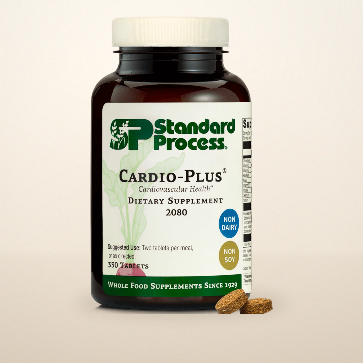 Cardio-Plus 330 Tablets, Standard Process, product photo