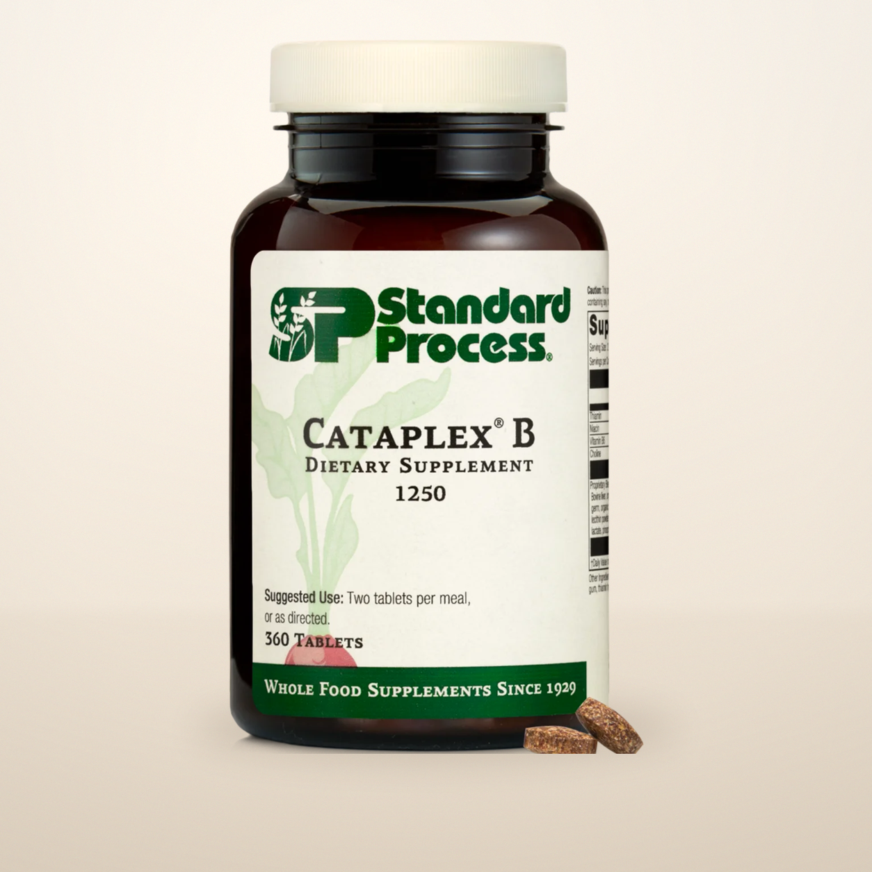 Cataplex B 360 Tablets, Standard Process, product photo