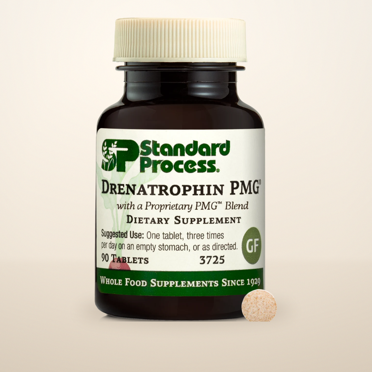 Drenatrophin PMG 90 Tablets, Standard Process, product photo