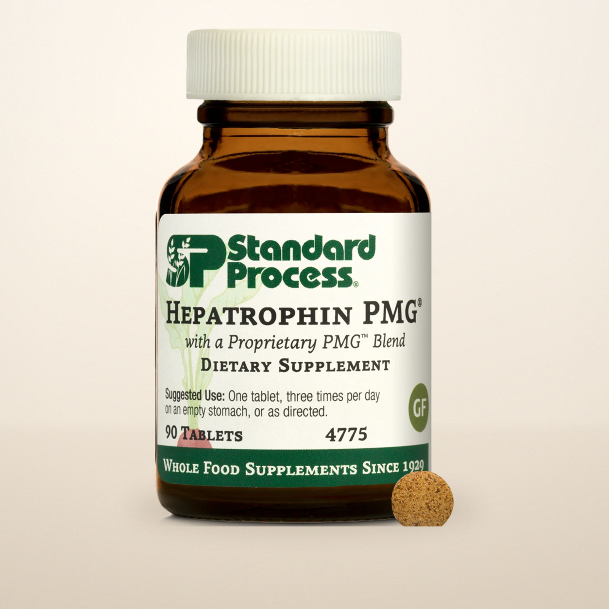 Hepatrophin PMG 90 Tablets, Standard Process, product photo