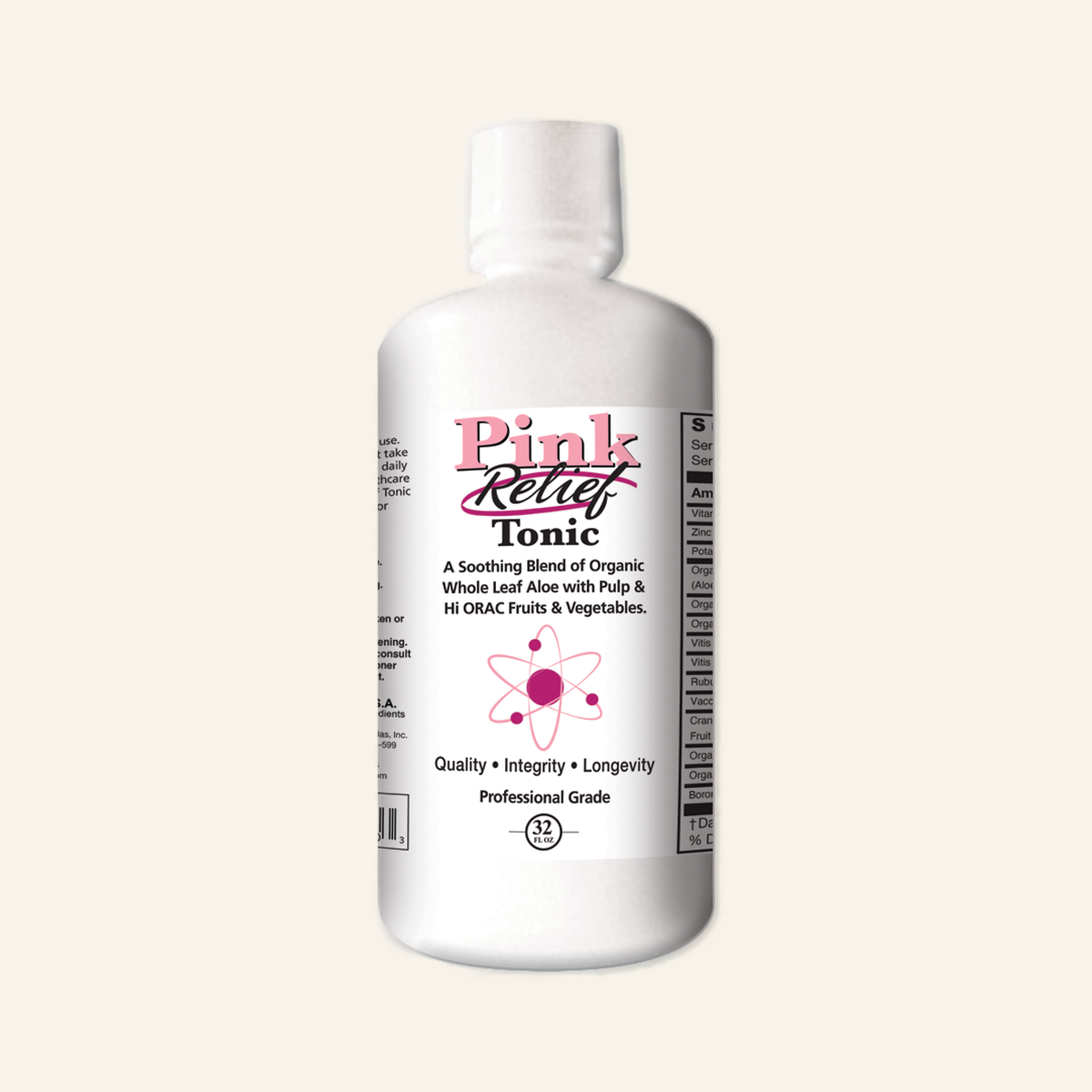 Pink Relief Tonic 32 fl oz bottle