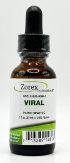 Zorex Viral Homeopathic, 1 fl oz dropper bottle